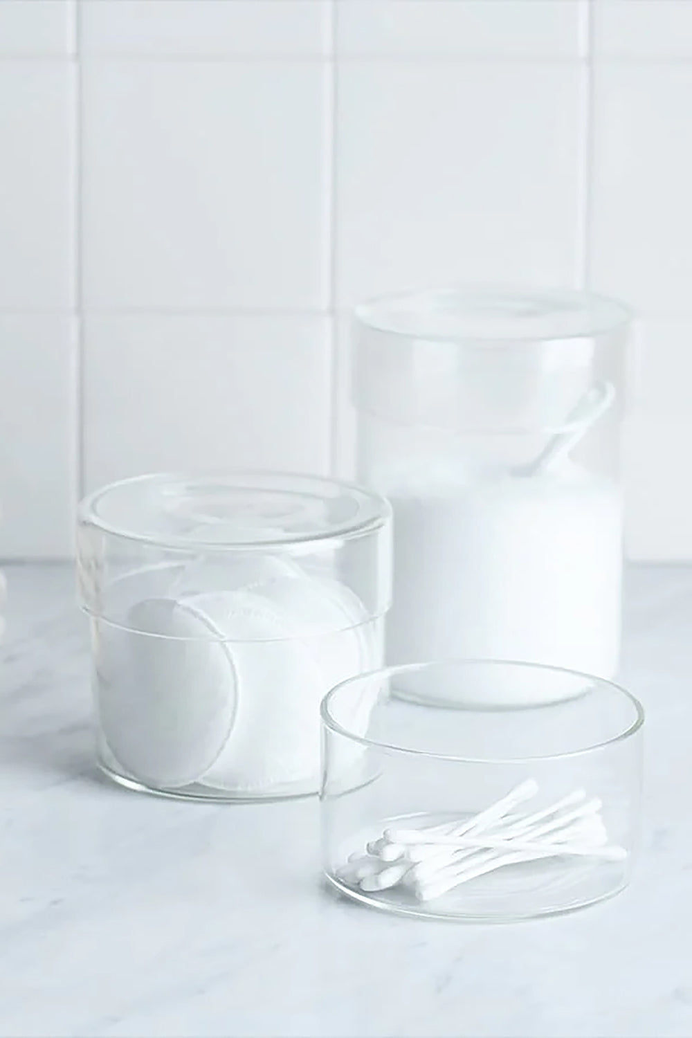 Schale Glass Case with Lid, Large