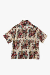 Silk Rayon CHAMPETRE A.MA.TE.RA.SE. WRANGLE Collar Aloha Shirt