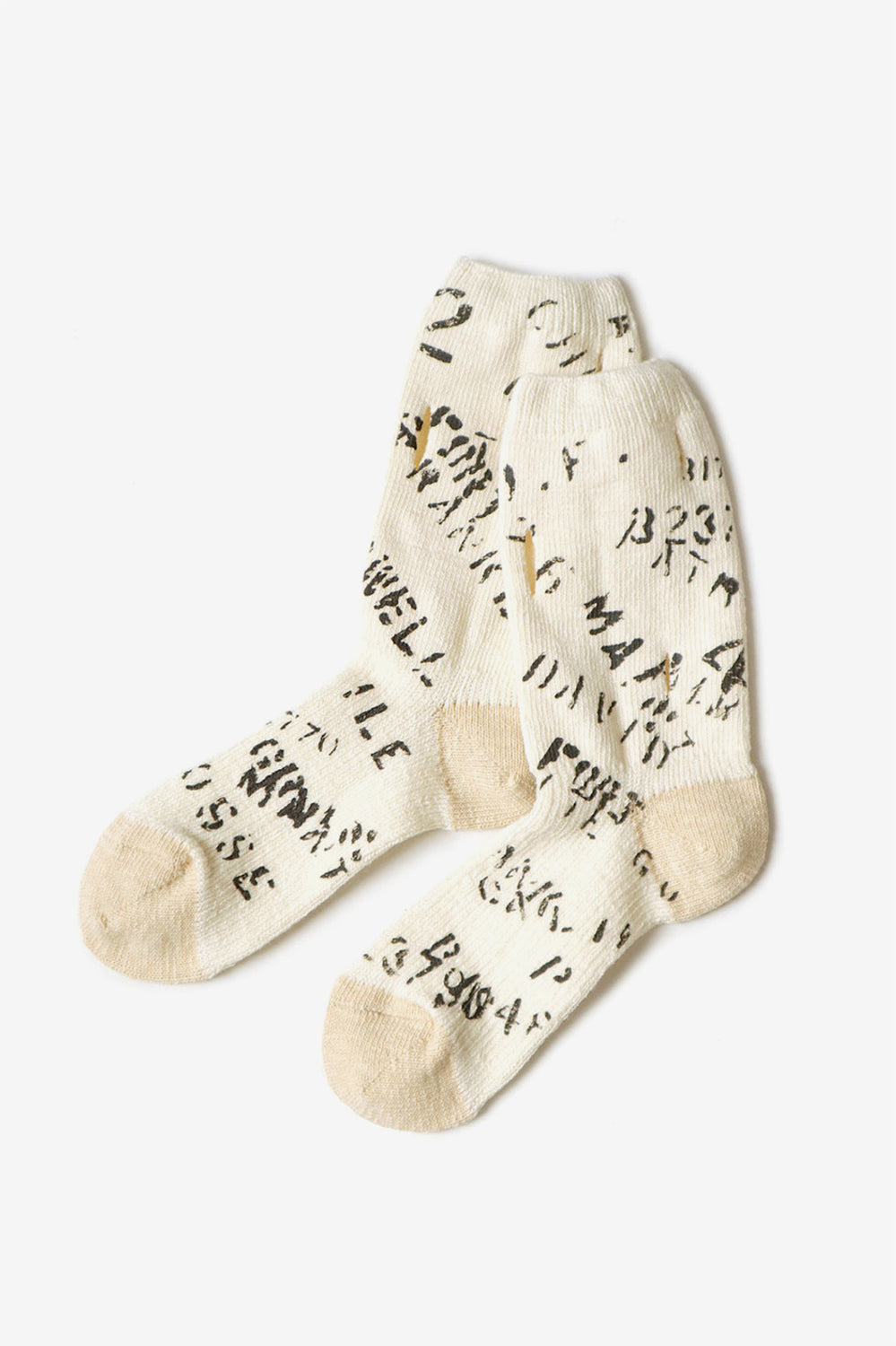 96 Yarns ARMY Graffiti Hole-Punched Socks