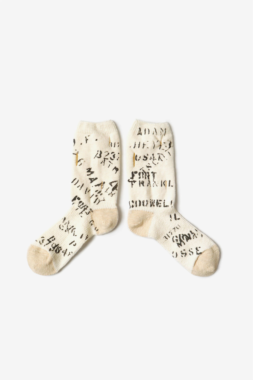 96 Yarns ARMY Graffiti Hole-Punched Socks