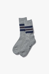 Grey-Navy 4 Sox Set