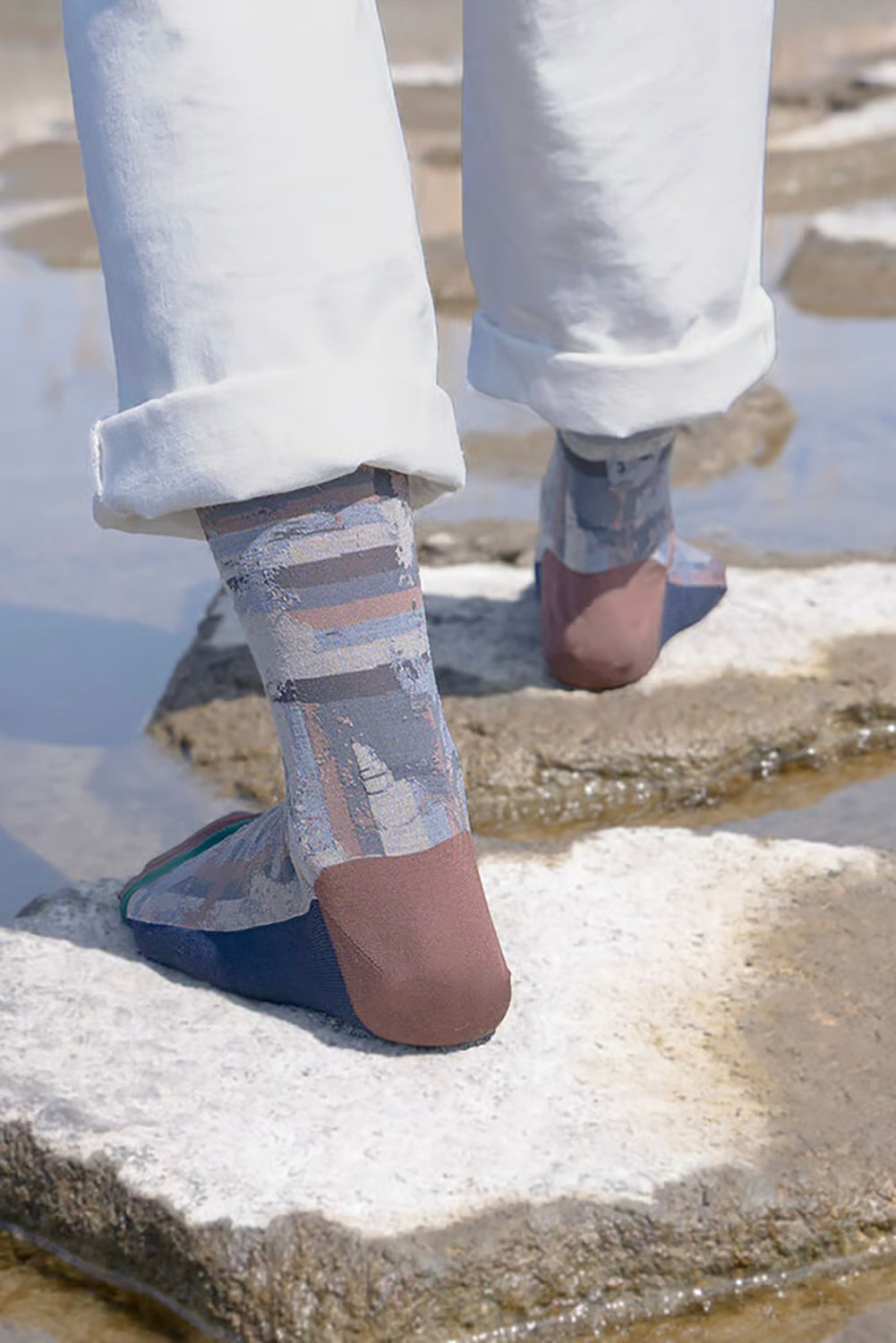 Stone Water Crew Socks