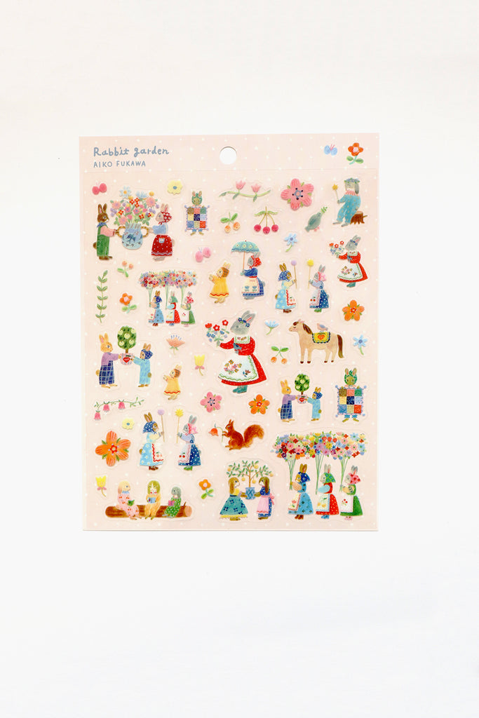Rabbit Garden Stickers