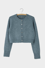 Raglan Cardigan Turquoise