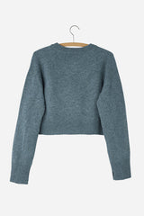 Raglan Cardigan Turquoise