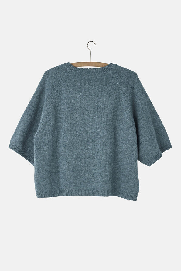 Raglan Sweater Turquoise