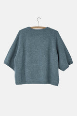 Raglan Sweater Turquoise