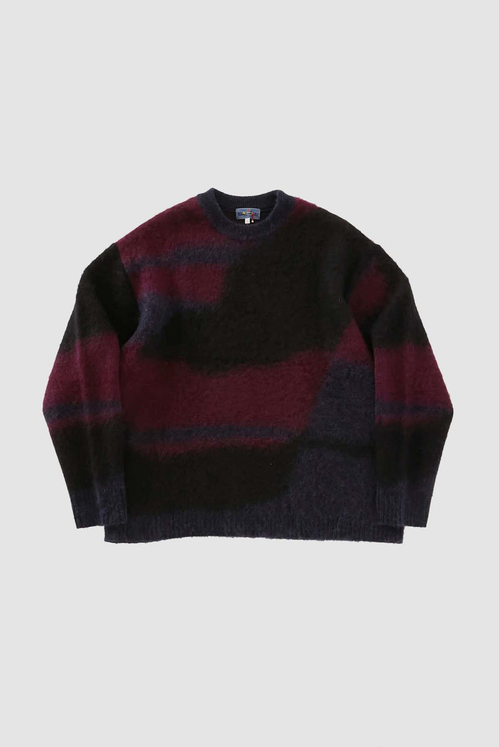 Unisex Knit Shaggy Gradation Pullover Sweater