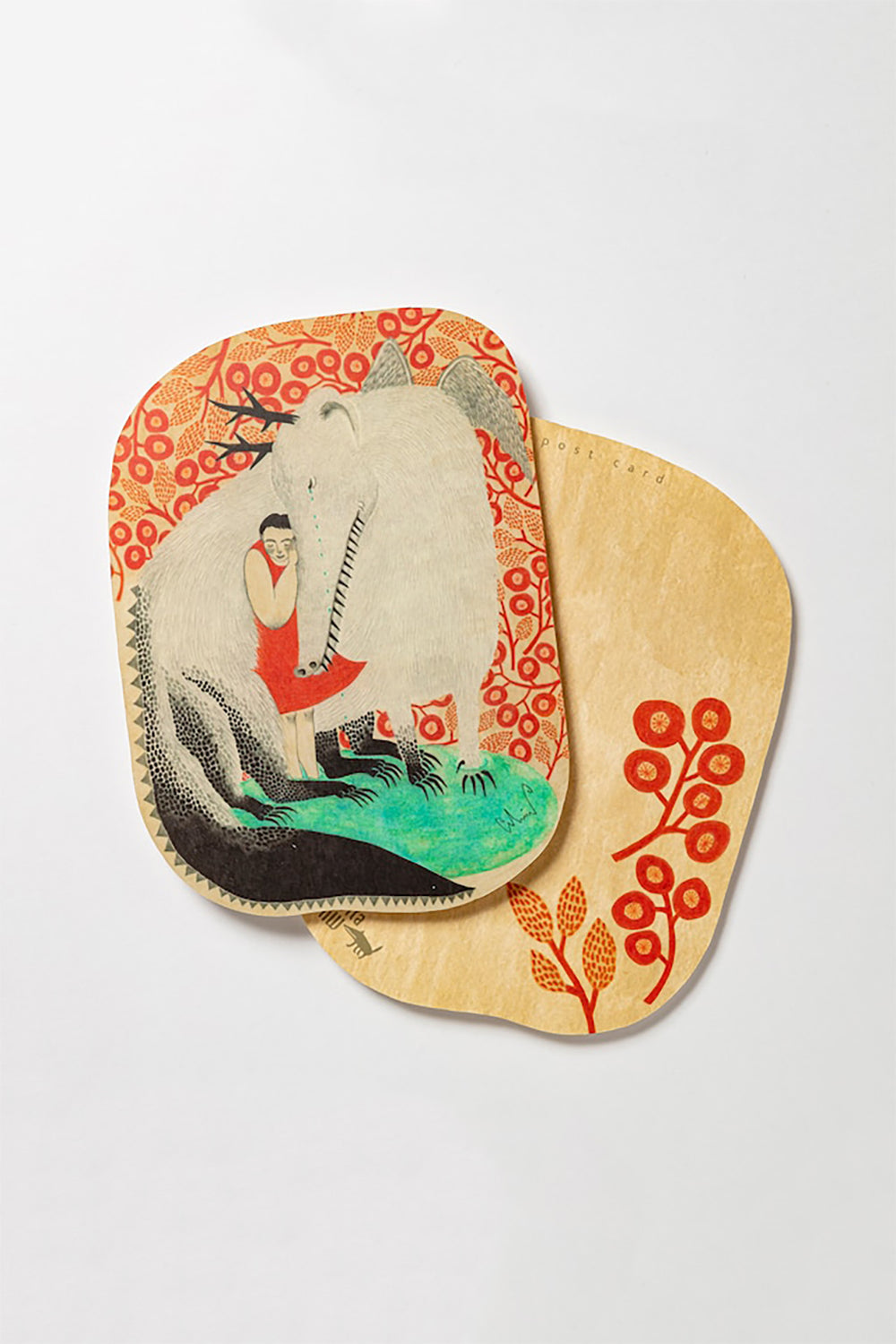 Illustrated Card, "In a Puddle of Dragon's Tears"