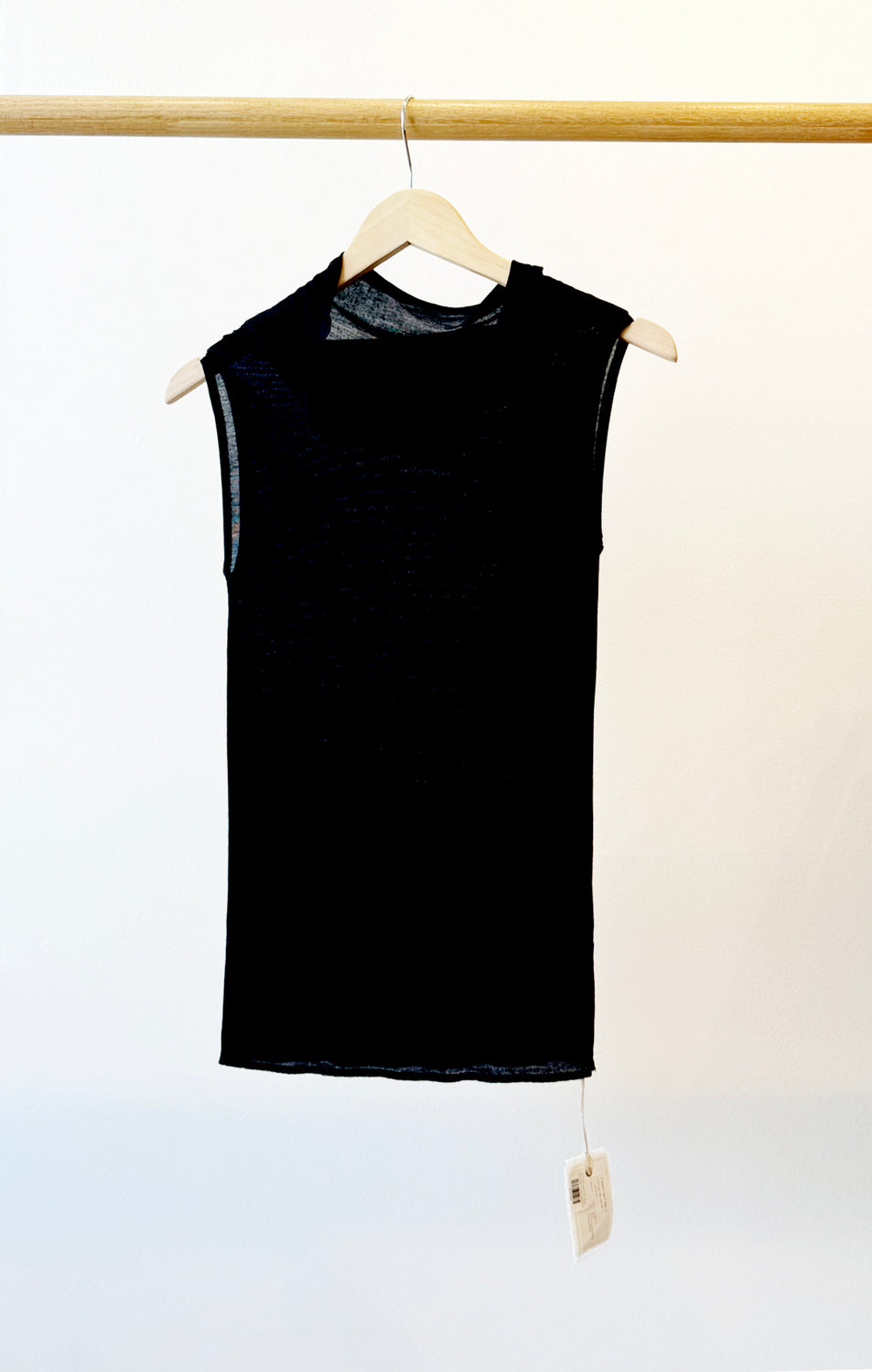 Silk and Cashmere Jersey Sleeveless Top