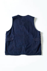 Royal Traveler Vest, Cotton Dobby Indigo Deep Wash