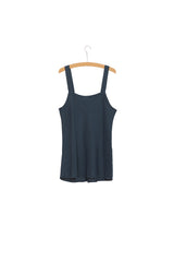 Linen Bias Top Blue