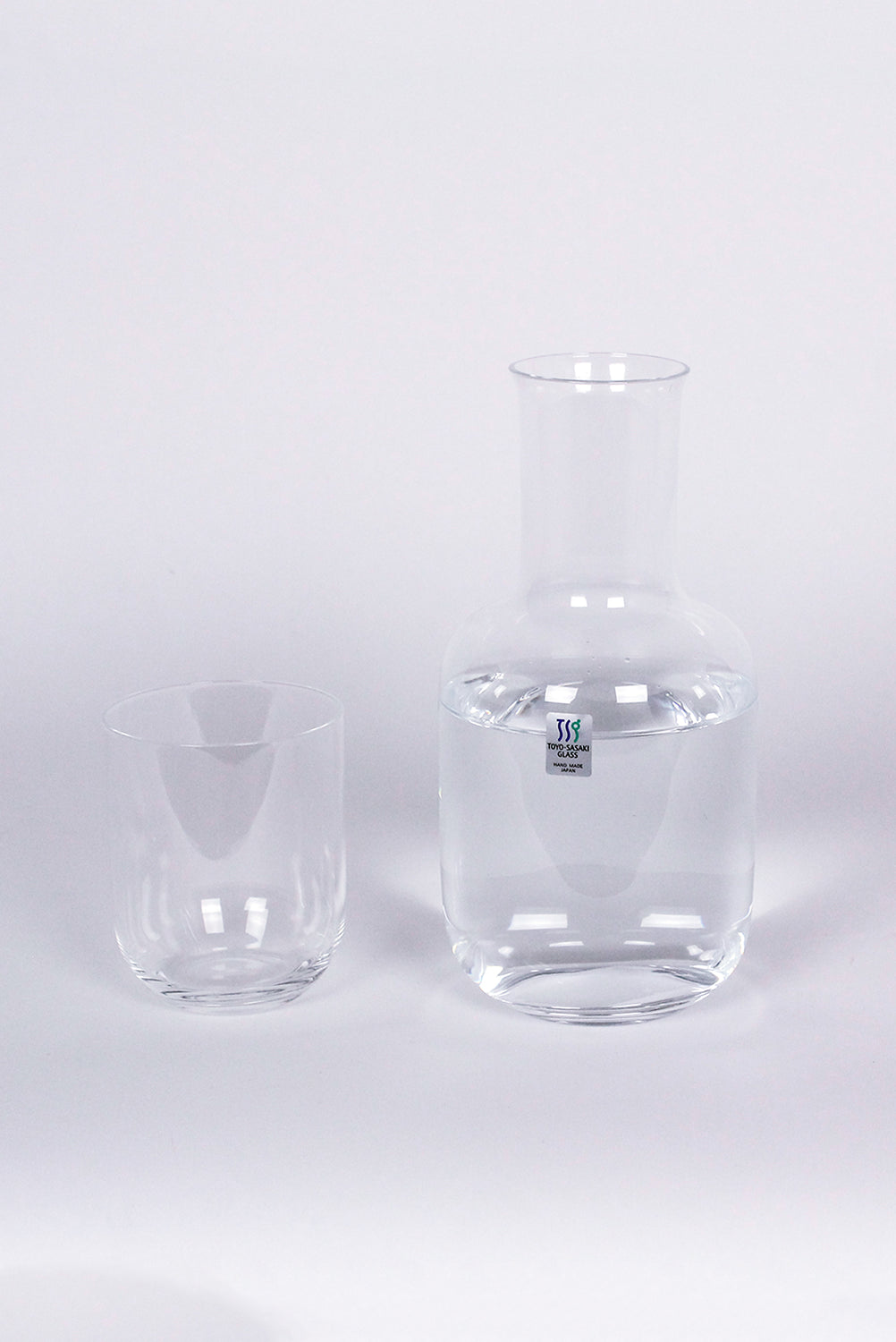 Glass Decanter and Cup