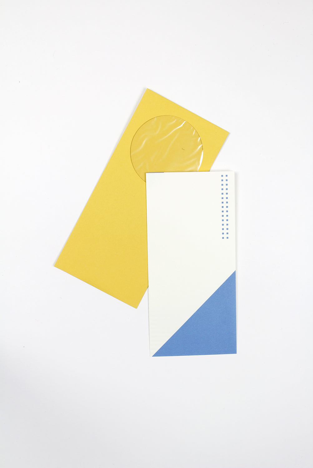Circular Windowed Envelopes and Cards Set