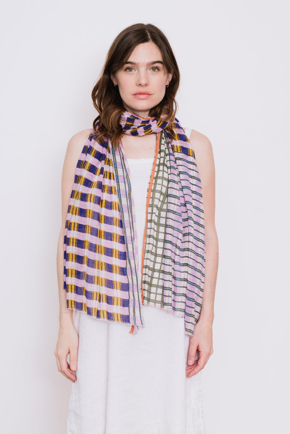 Cotton Scarf Violet