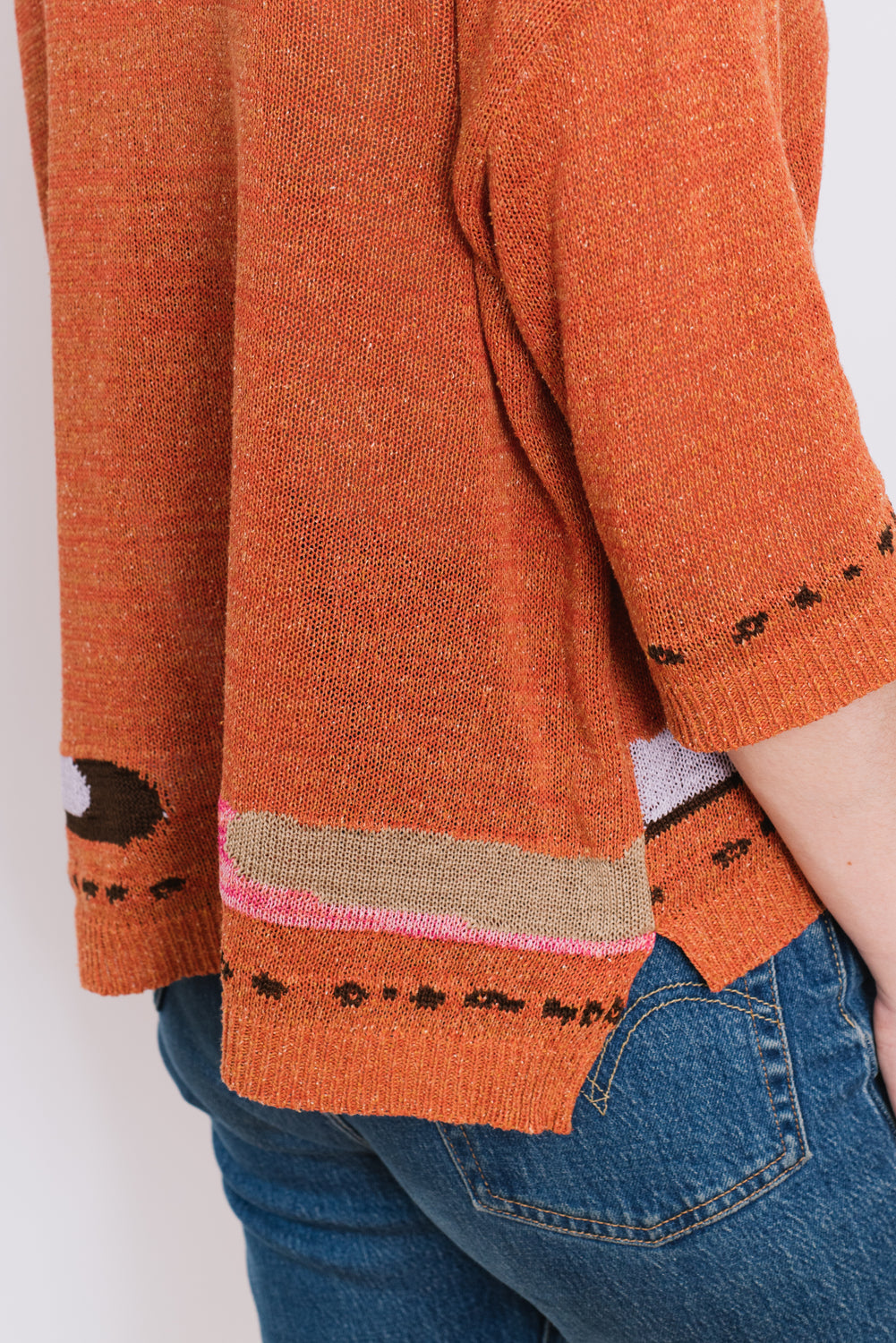 Knit Sweater Orange