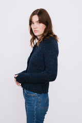 Raglan Cardigan, Blue