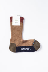 Crew Sports Socks Brown Heather