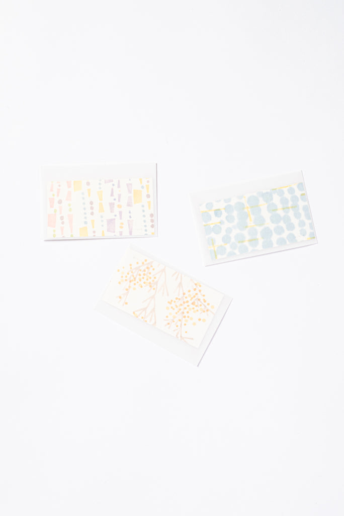 3 Card set with Envelopes no. 7