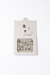 JIZAI Clear Stamps POCKET Set Numbers 01