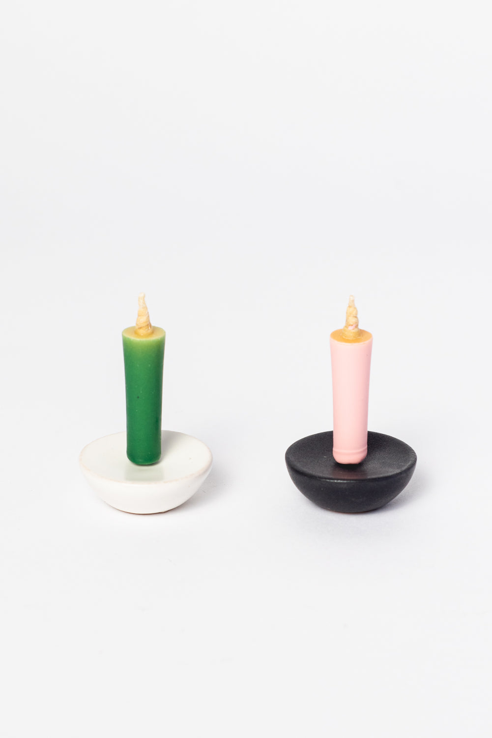 Rice Wax Earth Color Mini Candle Gift Set