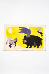 Imabari Cotton Tea Towel, Bears