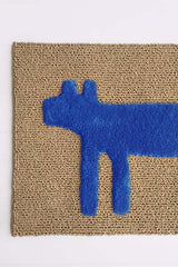 Dog Doormat, Blue
