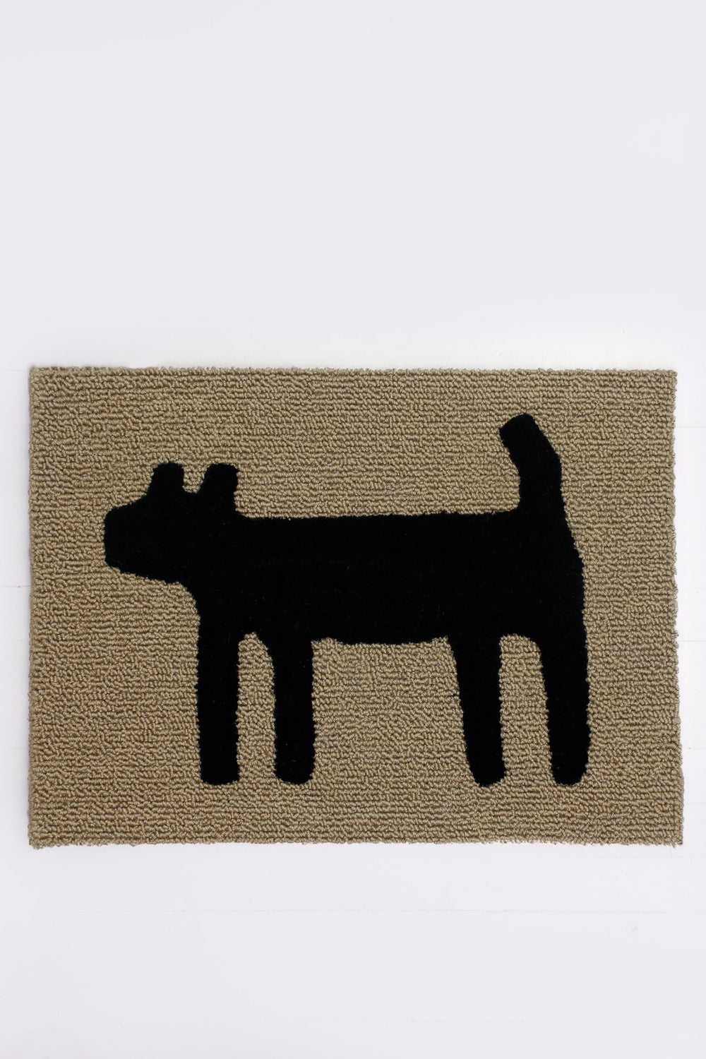 Black 2025 dog doormat