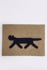 Cat Doormat, "Rondo" Black