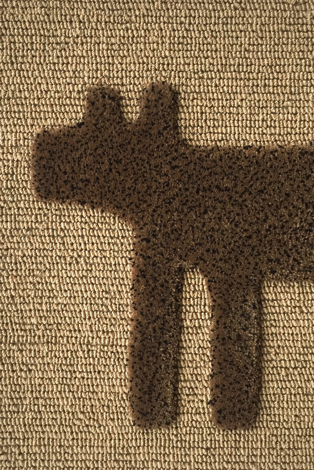 Dog Doormat, Brown Mix