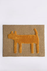Dog Doormat, Mustard