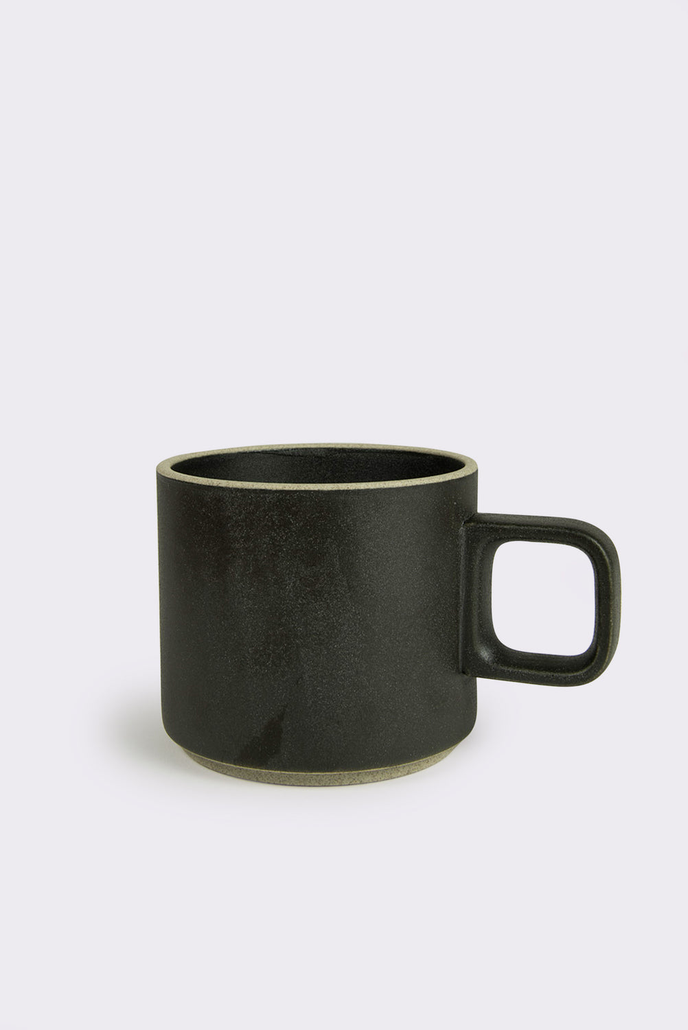 Short Porcelain Mug, Black
