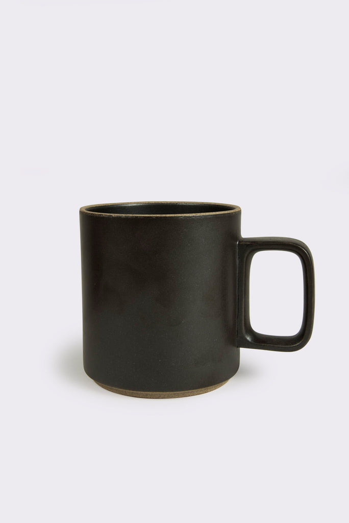 Tall Porcelain Mug, Black