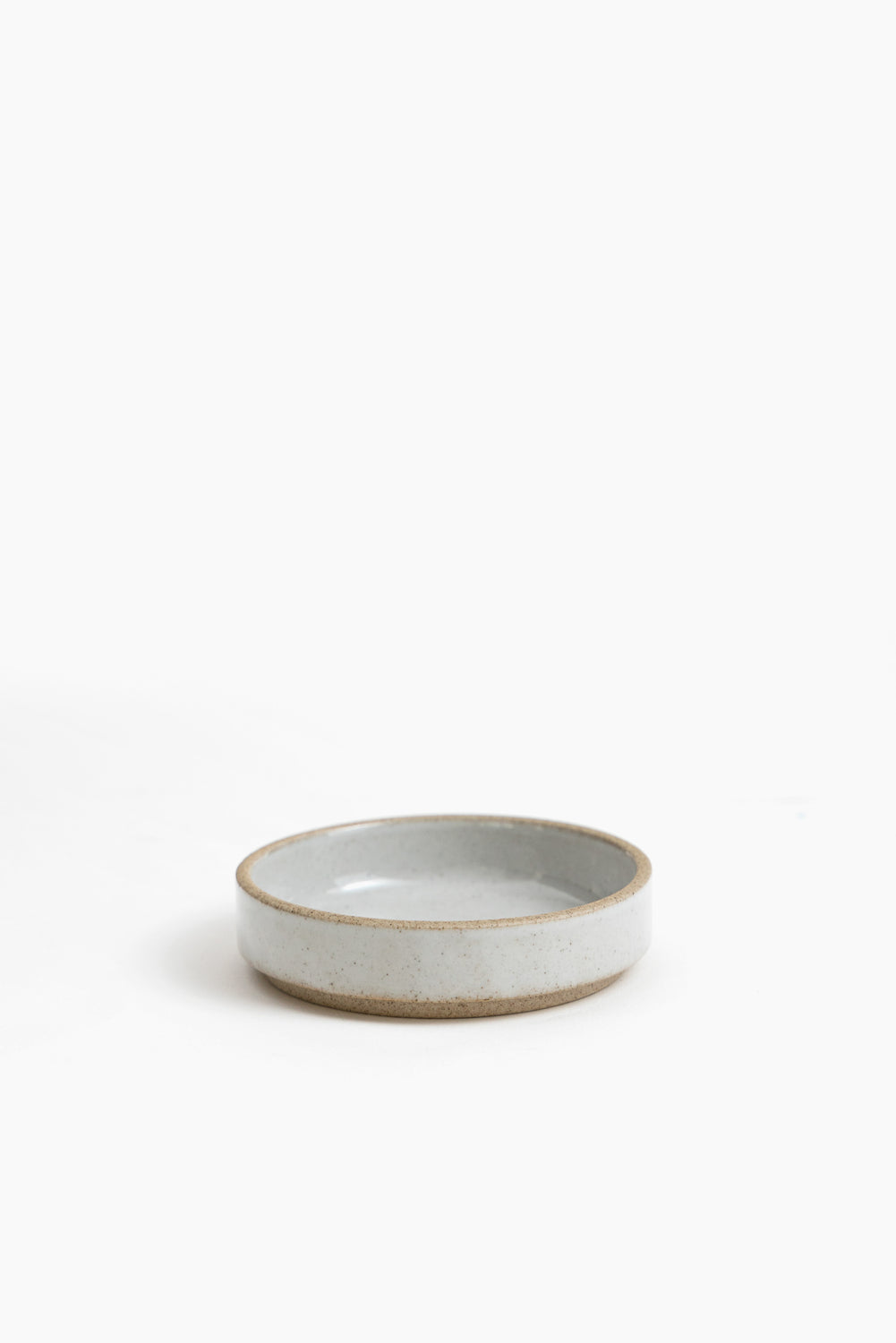 Small Porcelain Plate, Gloss Grey