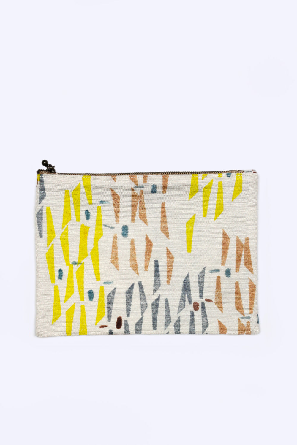 Flat Pouch (Yellow, Blue, Brown)
