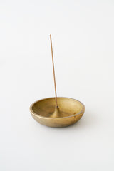 Round Brass Incense Holder