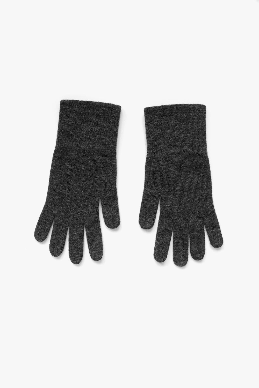 Merino Wool Gloves Charcoal