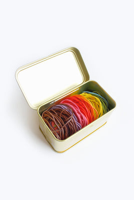 Kyowa O'Band Rainbow Rubber Bands In Tin – GREER Chicago