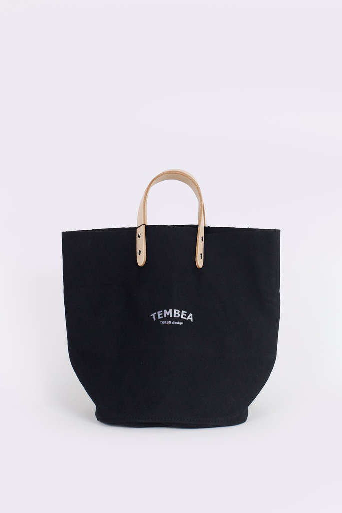 Delivery Tote with Logo, Black