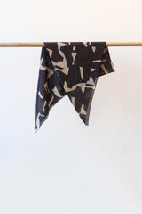 Abstract Black Scarf