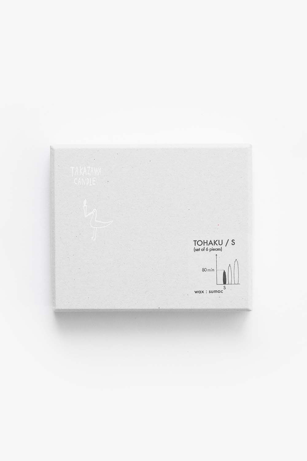 TOHAKU 6 Candle Set Small