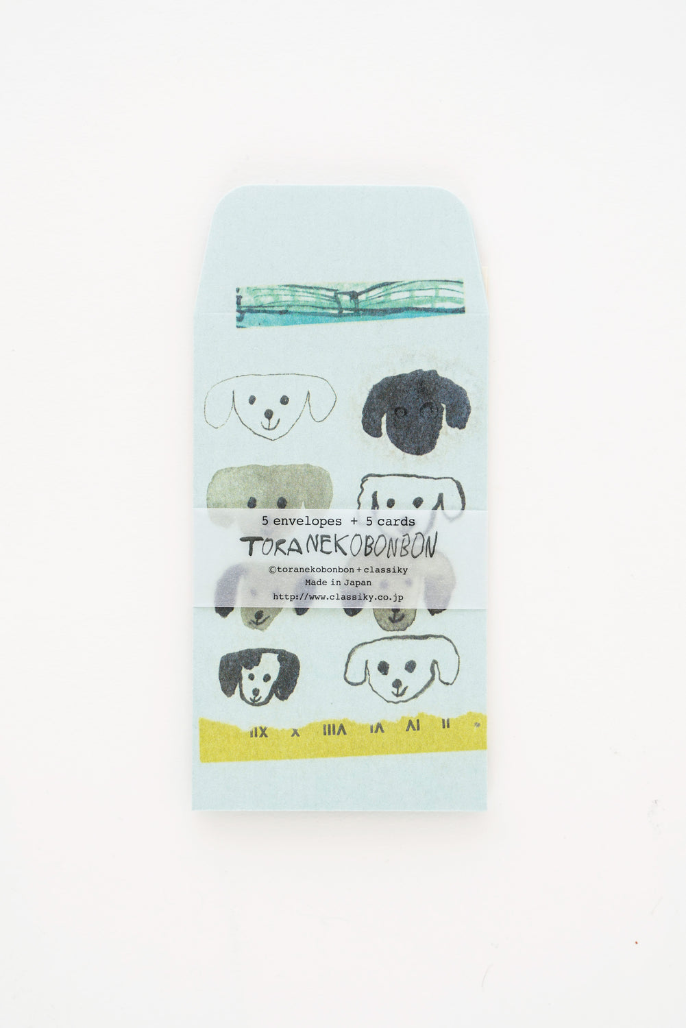 Mini envelope and Card Set, Medium, Dogs