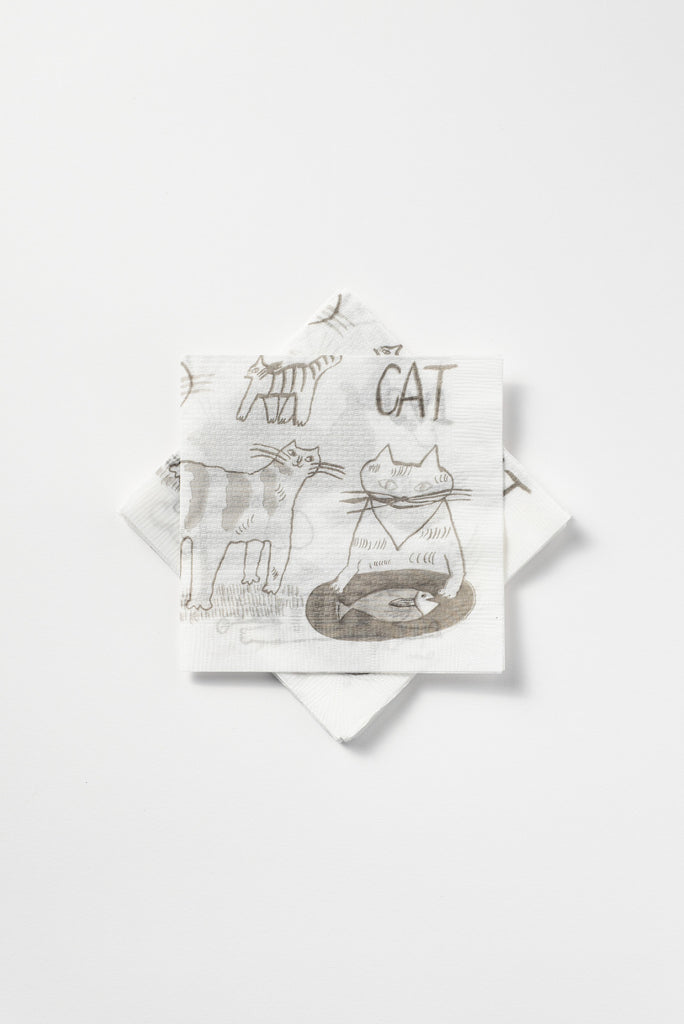 Toraneko BonBon Cat and Dog Paper Napkin Sets – Moth
