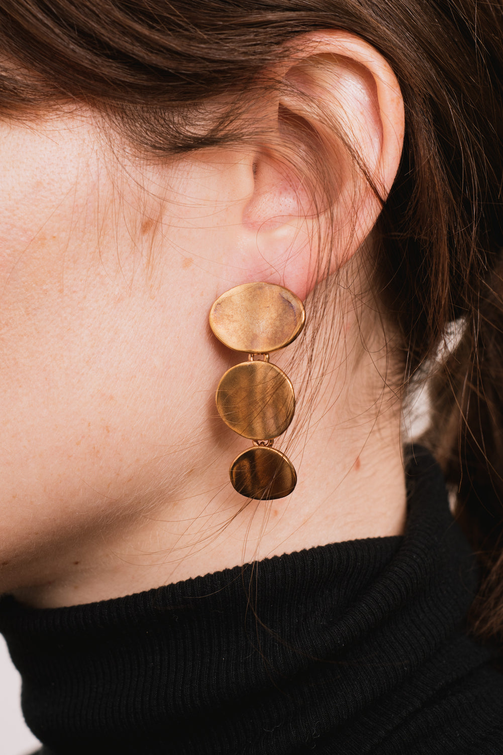 Bronze Ovalini 03 Earrings