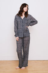 Cotton Pajama Set, Marge Print