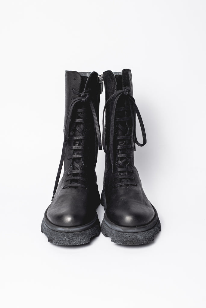 Lace up Mid-Calf Boot