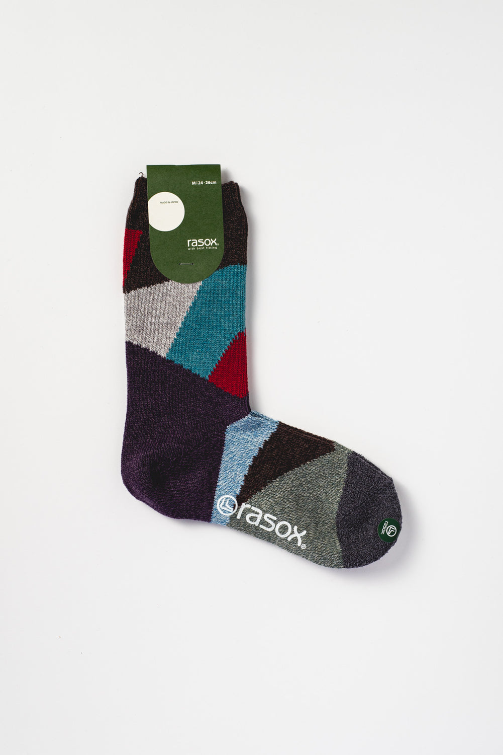 Geometric Socks, Purple