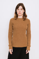 Wool Pullover Sweater, Camel