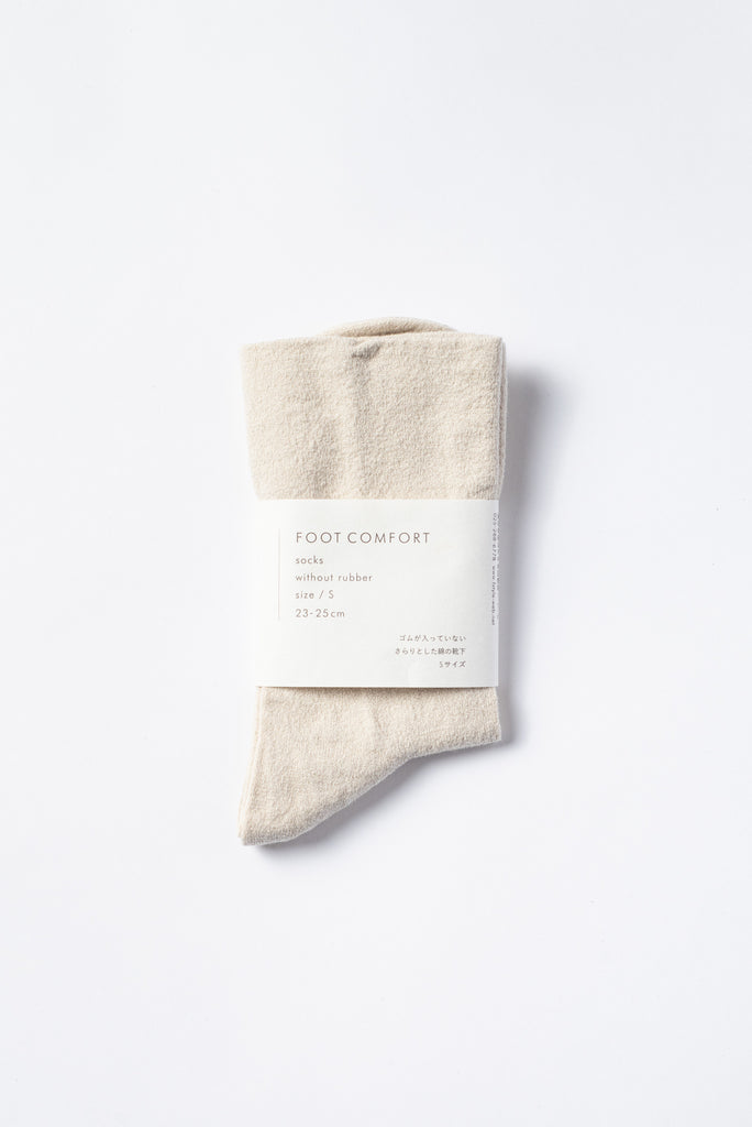 Foot Comfort Socks, Ivory