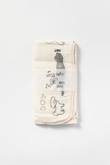Toraneko Bonbon Linen Gauze Towel, Dog